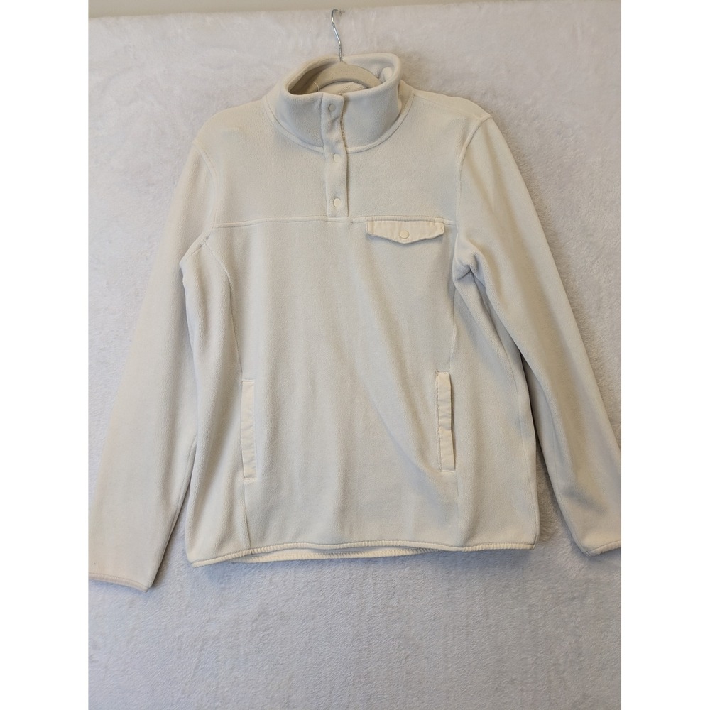 32 Degrees HEAT Women's Size S Fleece Pullover Sweatshirt Cream Color